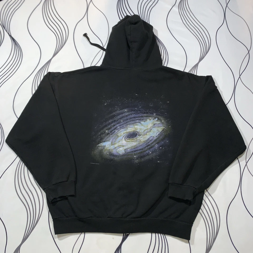 Sudadera con capucha vintage ICP Insane Clown Posse con cremallera grande y2k 2008 negra Galaxy AOP Foto 2 de 4