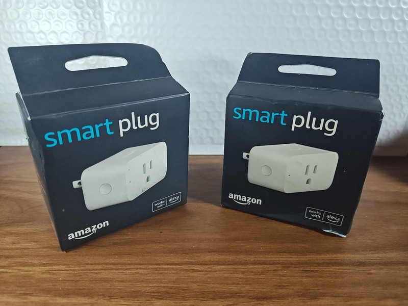 Lot of 2 Amazon Smart Plug Model C2YY37 Alexa Echo WiFi New