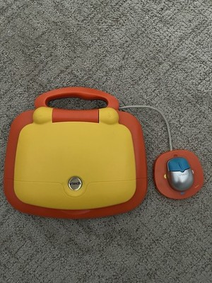 Vintage VTech Tote-and-Go Laptop Plus Learning System With Mouse Tested & Works