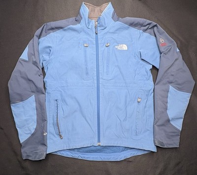 North Face Jacket Mens Small Blue Summit Series TNF APEX Softshell Outdoor Zip