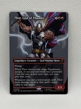 Thor, God of Thunder [Borderless Foil] #369 Prices | Magic Marvel