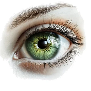 Human Eye Self Adhesive Sticker