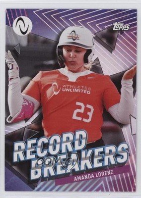 2023 Topps Athletes Unlimited All Sports Record Breakers Amanda Lorenz 0z5