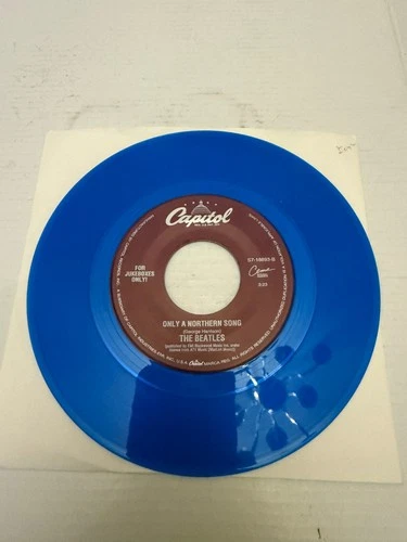 The Beatles It's All Too Much/Northern Song Capitol 45 Jukebox Blue Vinyl 7"