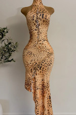 cheeta print dress