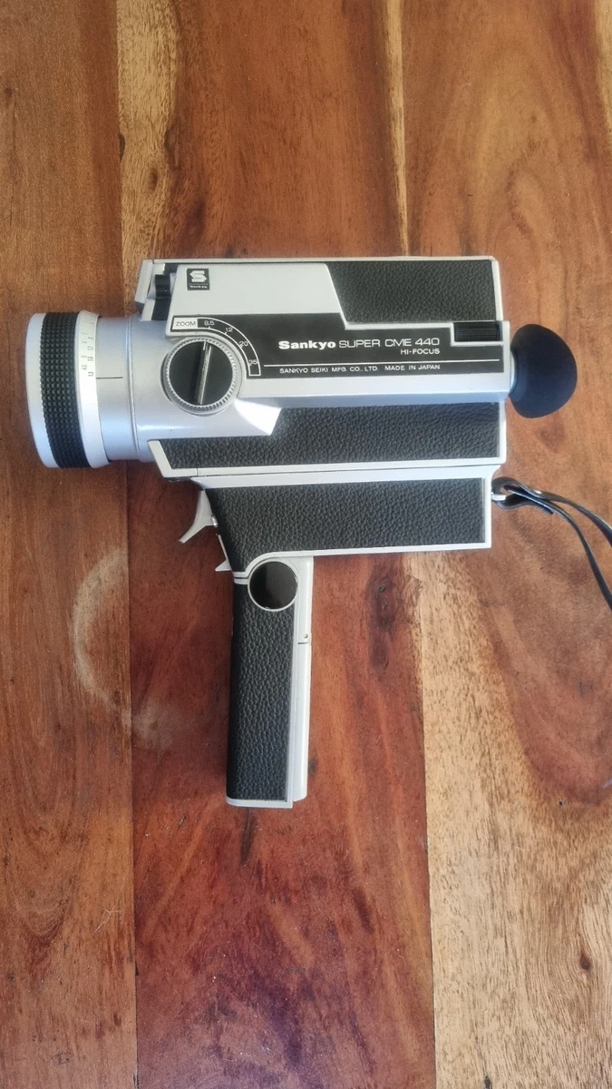 Vintage Sankyo ES-25XL Camcorder Super 8 Movie Video Camera Working