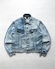 VINTAGE 1960S SUN FADED LEE 101-J DENIM JACKET L