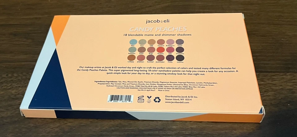 Sombras de ojos Jacob & Eli Candy Peaches 18 mezclables mate y brillante Foto 3 de 4