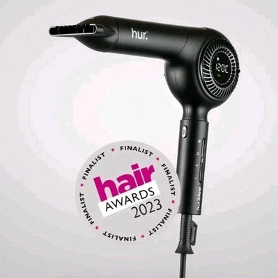 hur.blow Hair Dryer, Ionic, Lightweight, Anti-static, Digital LED screen,3-Speed