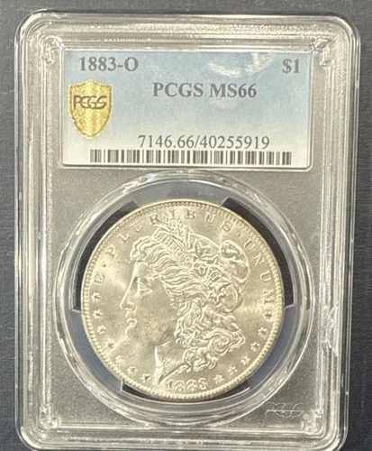 1883-O Morgan Silver Dollar PCGS MS66 Gem BU Blast White Strong Strike