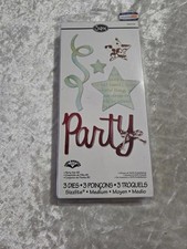 Sizzix die 658034 party set brand new in packaging