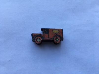 VINTAGE MINIATUR BLECHSPIELZEUG MOTOR LIEFERWAGEN UM 1920
