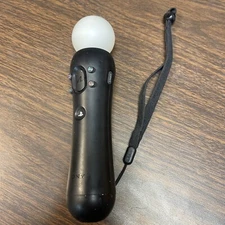 Sony PlayStation Move Motion Controller Black PS3 PS4 - Tested, Working!