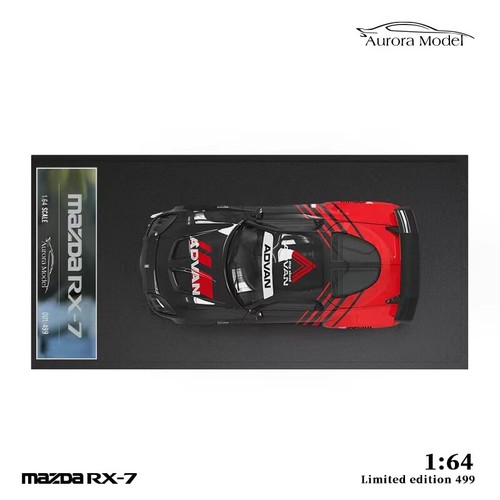 AuroraModel AM 1:64 RX-7 Veilside Advan/Flash Diecast Model Car - Picture 4 of 13