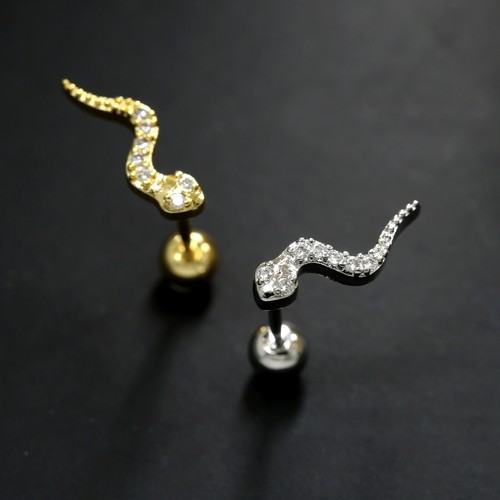 Gem Crystal Ear Cartilage Helix Ring Bar Stud Ear Cuff Climber Piercing Earring - Picture 8 of 268
