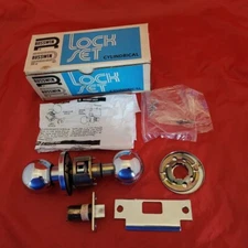 NIB Russwin Stilemaker Cylindrical Door Lock Set Lockset 410 Ashford US26