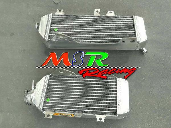 Aluminum Radiator & RED Silicone Hoses for Kawasaki KX250F 2017 2018