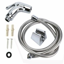 Handheld Bidet Spray Shower Head Shattaf Toilet With Long Hose Stainless Steel