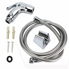 Handheld Bidet Spray Shower Head Shattaf Toilet With Long Hose Stainless Steel