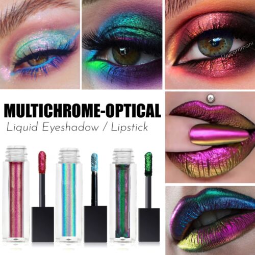 Chameleon Makeup Multichrome Eyeliner Aurora Eyeshadow Metallic Liquid Colours - Picture 1 of 20