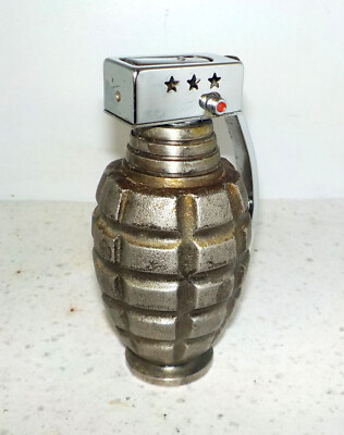 Briquet  essence "Grenade" PGL Combat. D. Pat 14210 Japan - C17 | eBay