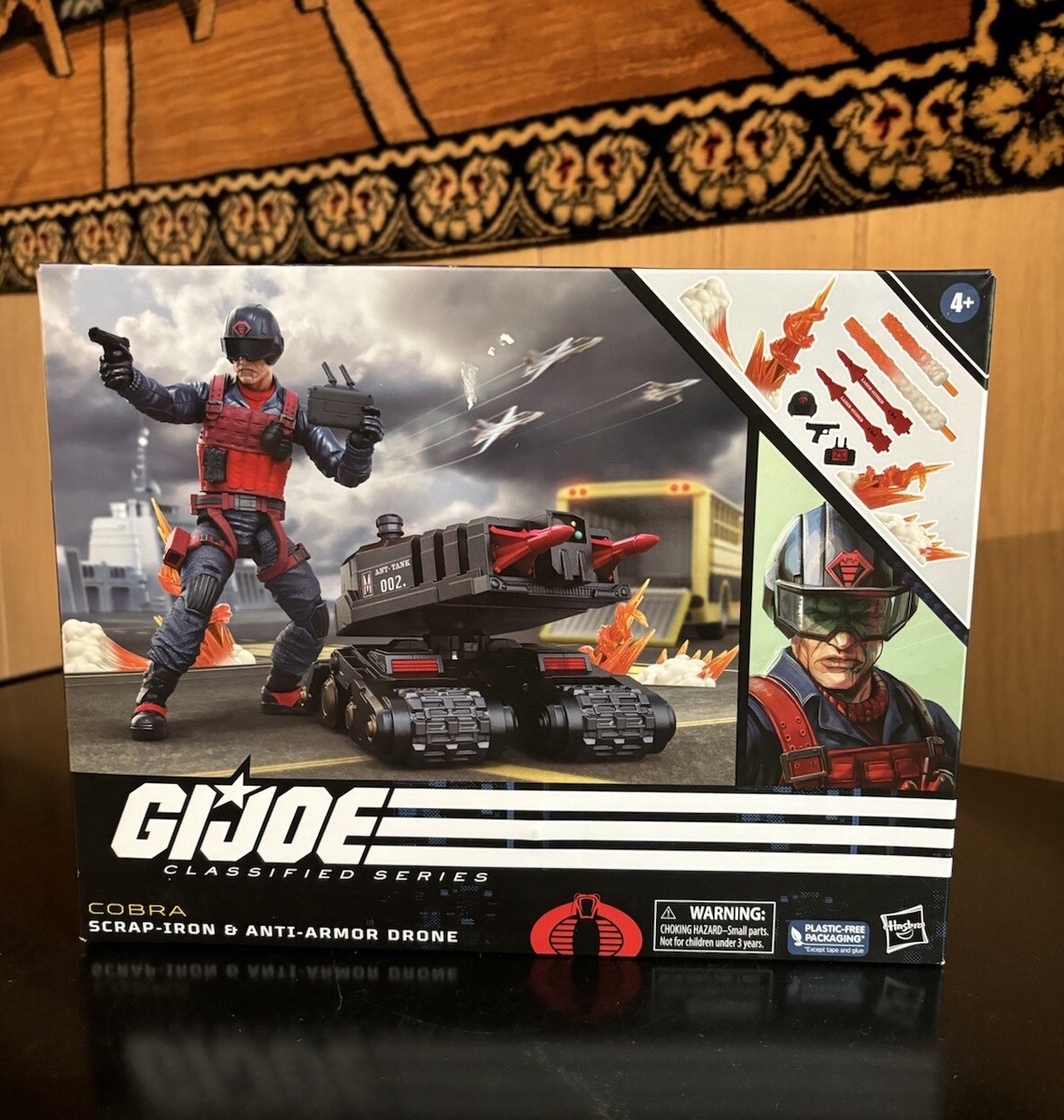 SCRAP IRON & ANTI-ARMOR DRONE COBRA GI JOE CLASSIFIED 1:12 ACTION