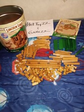 lincoln logs 100th anniversary tin building set