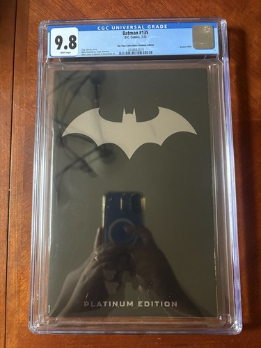 DC Comics BATMAN #135 2023 CGC 9.8 PLATINUM FOIL BTC VARIANTE ESCLUSIVA