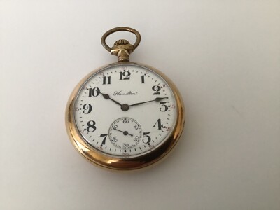 Antique Open face Hamilton 1913 pocket watch,Lancaster,PA,16size