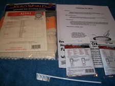 SEARS 40426, 40428,  KEROSENE HEATER WICK, WICK CLEANING BRUSH & WICK GUIDE