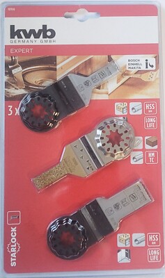 KWB Starlock Set Sägen und Feilen, 3-tlg.