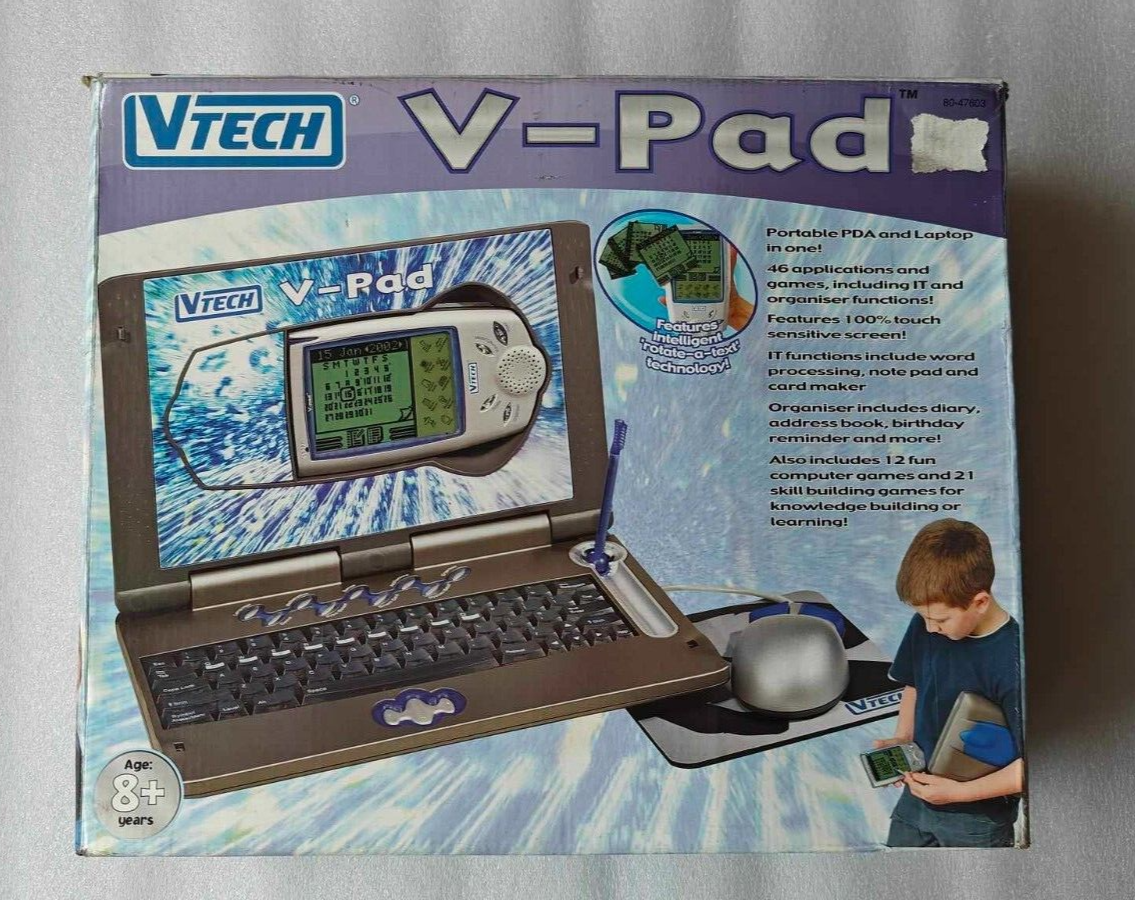 VTech V-Pad Learning Laptop and Tablet in Game Boy System