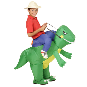 COSTUME CARNEVALE BAMBINO DINOSAURO GONFIABILE CAPPELLO TRAVESTIMENTO TG  UNICA | eBay