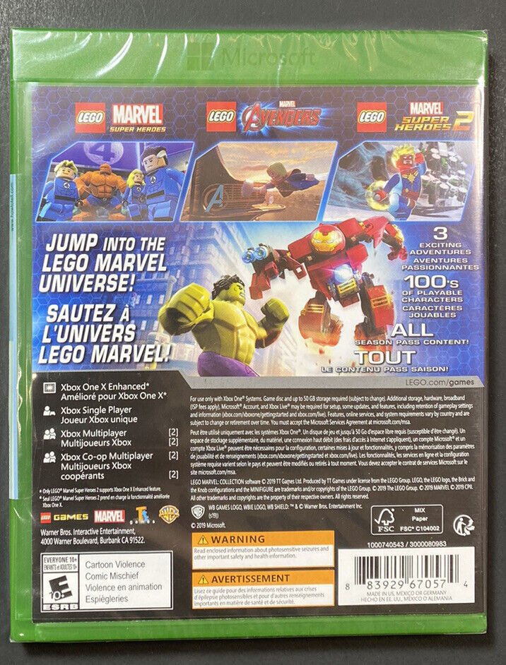 Lego Marvel Superheroes 3 Pack Set 