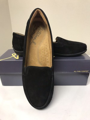natural soul kacy black suede