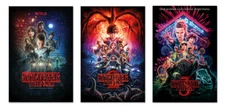 STRANGER THINGS - SEASON 1, 2 & 3 - TV SHOW POSTER SET 2 (REGULAR STYLES)