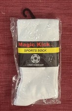 Soccer Socks Magic Kick For Kids/Youth/Junior Size White - Colors Available