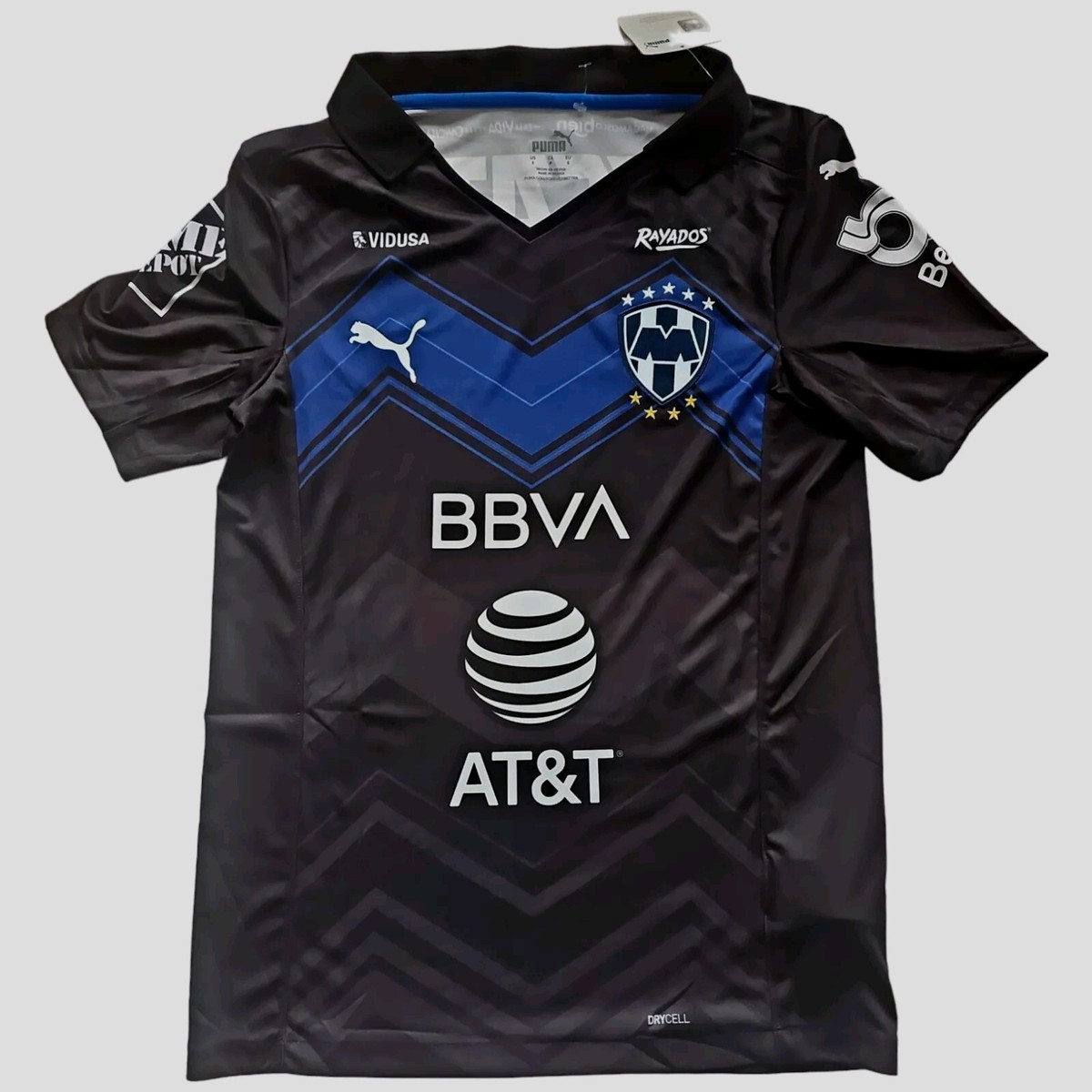 Puma Black CF Monterrey Rayados 2020/21 Third Jersey Size Small | eBay
