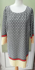 MARISOTA AVA LADIES MULTI PRINT TUNIC DRESS SIZE 12 NEW (ref 171) SALE
