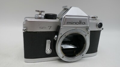 Minolta SR-7 35mm Film SLR Camera Silver - Body Only Tested | eBay