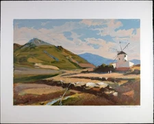 Signed by Everett Raymond Kinstler, Vintage Serigraph, Limited Edition Number HC