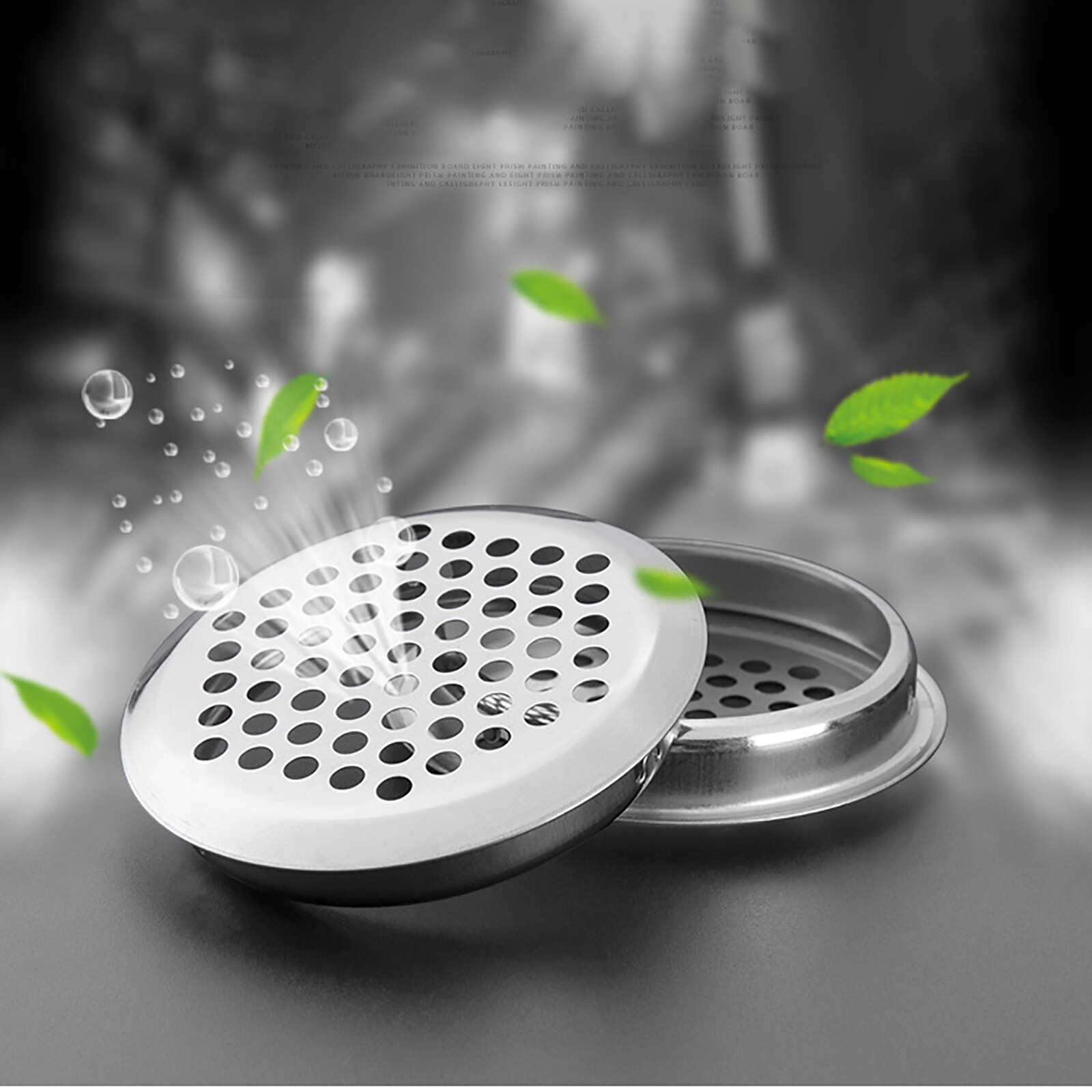 10x Vivarium Reptile Air Vents Stainless Round For Cupboard Wardrobe