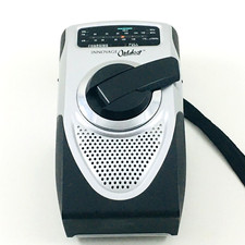Crank Radio Innovage Outdoor AM/FM Emergency Battery Free Tested As is