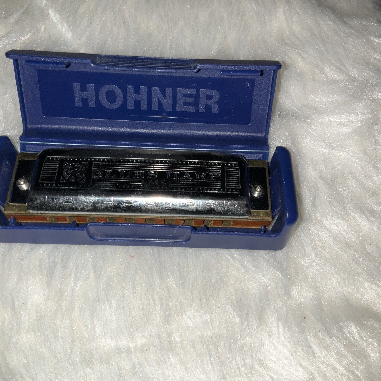 Hohner Blues Harp MS Harmonica En La (A) – Best-Seller Blues – Corps Bois – Fabriqué En Allemagne