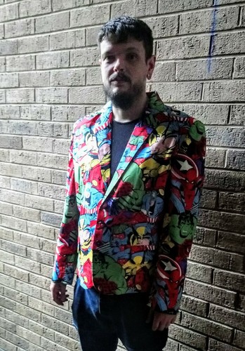 Para Hombre Chaqueta/Blazer Marvel Comics Talla L 42\