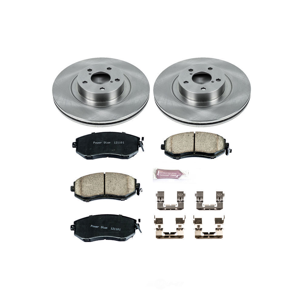 PowerStop Brake Kit | 2000–2004 Ford Focus (KOE1358) main image 1