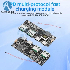 22.5W Mobile Power Bank Circuit Board PD Multi-protocol Fast Charging Module