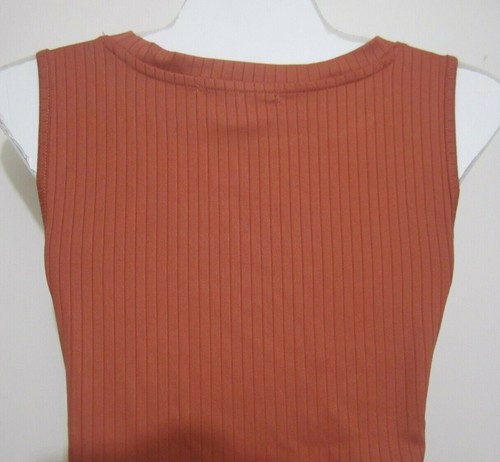 Eye Candy Women’s Tank Top Copper Sz XL - Picture 2 of 3