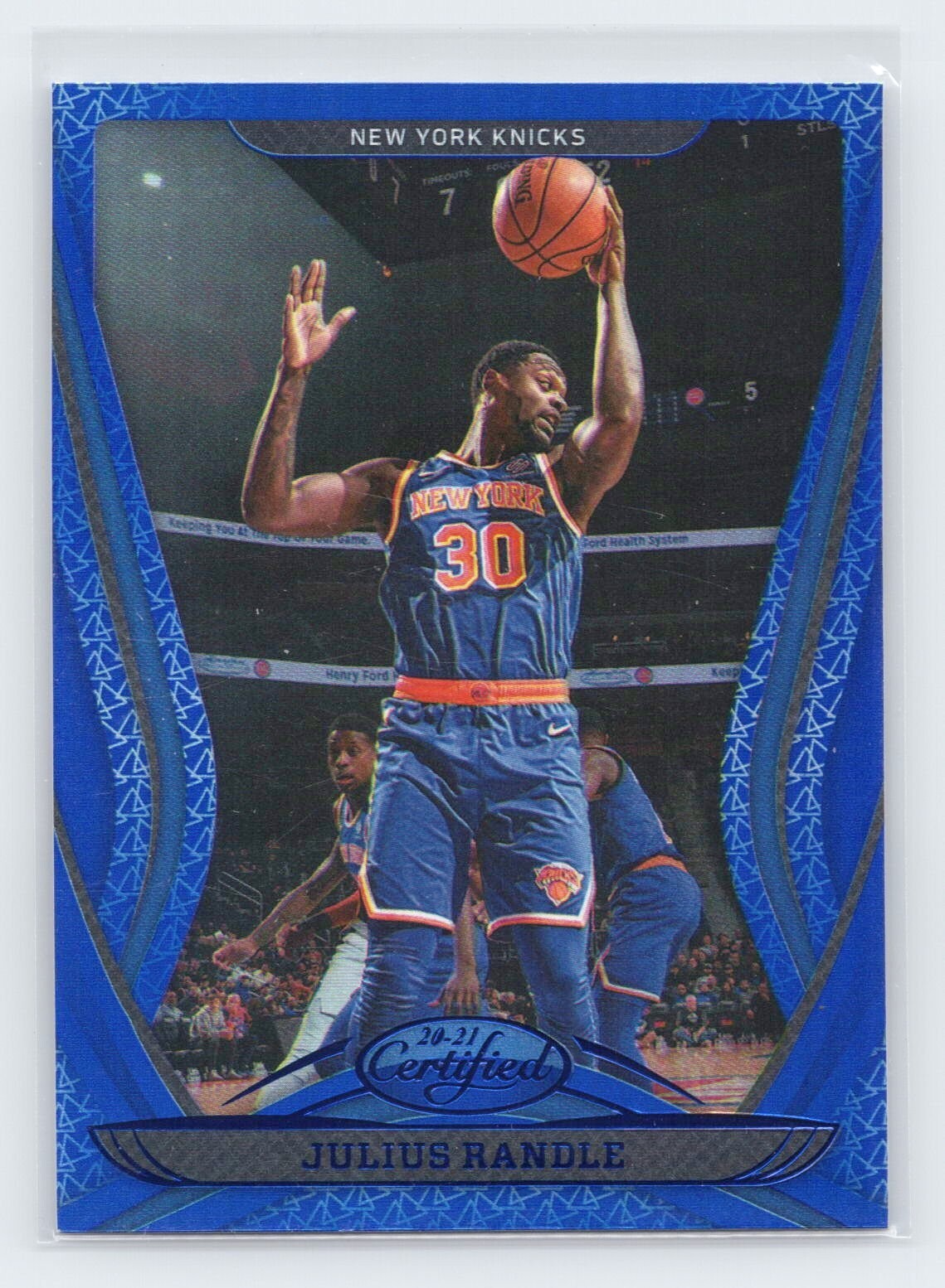 2020-21 Certified Mirror Blue #133 Julius Randle | Knicks - Color Match