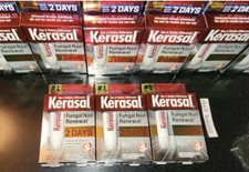 3 Pack Lot Kerasal Fungal Nail Renewal 0.33 oz 10mL NEW 2 DAYS FORMULA